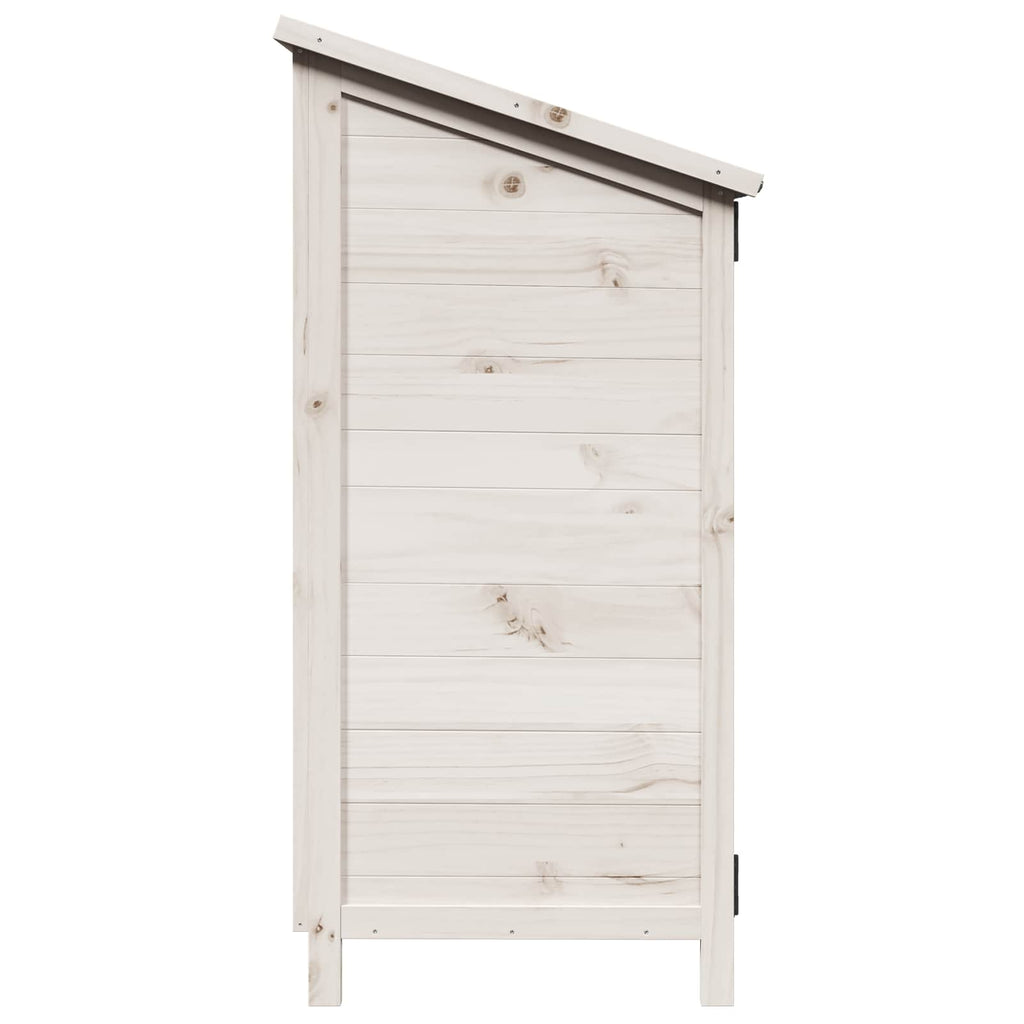 Capanno da Giardino Bianco 59 x 56 x 113,5 cm