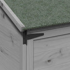 Capanno da Giardino Grigio 59 x 56 x 113,5 cm