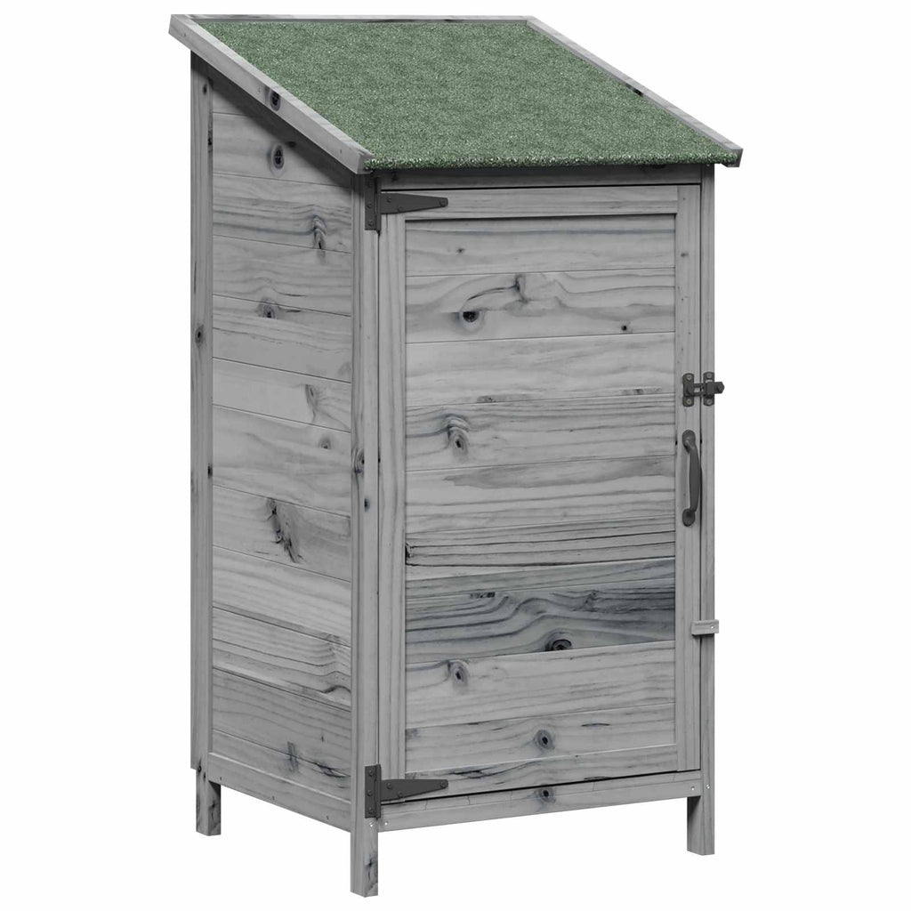 Capanno da Giardino Grigio 59 x 56 x 113,5 cm