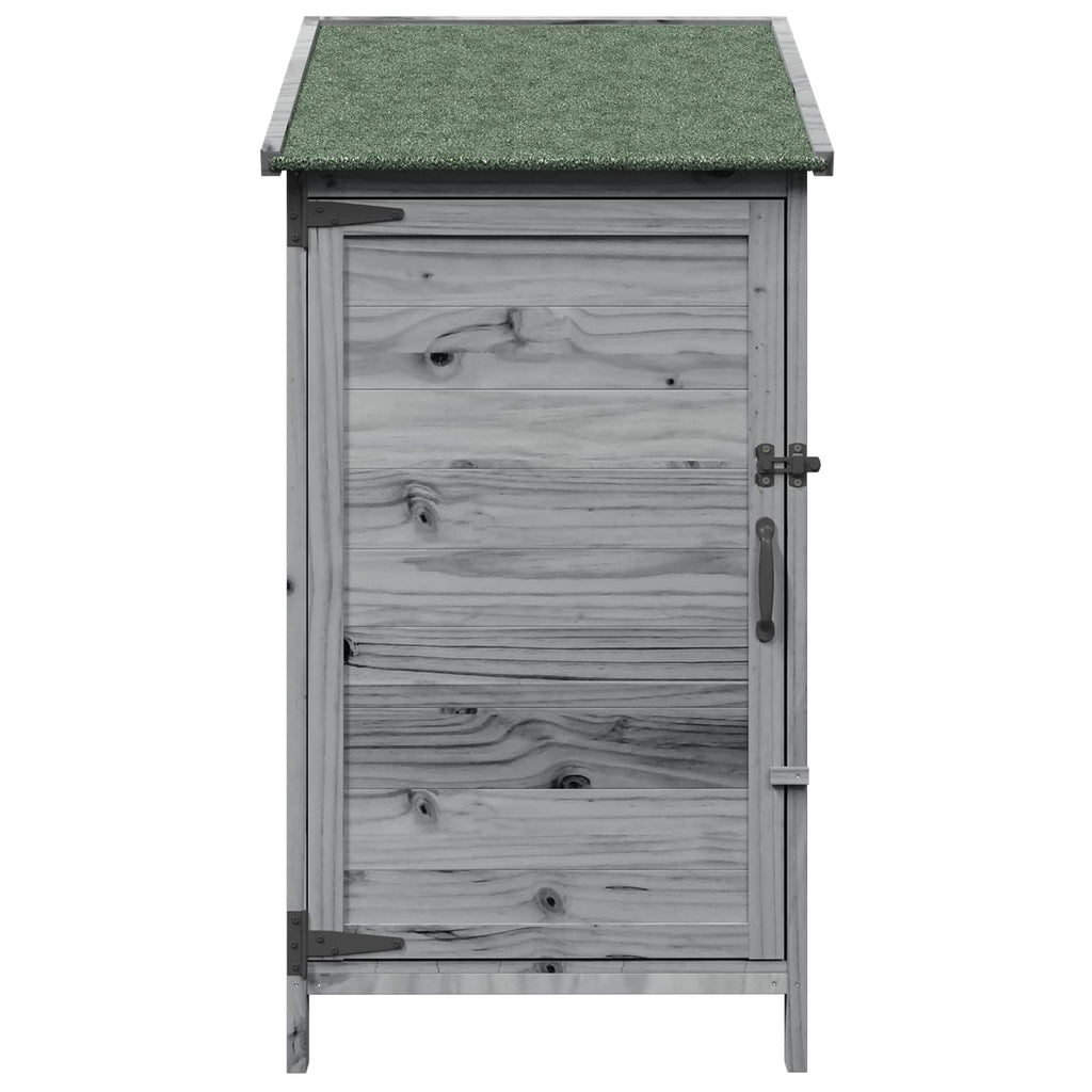Capanno da Giardino Grigio 59 x 56 x 113,5 cm