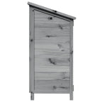 Capanno da Giardino Grigio 59 x 56 x 113,5 cm