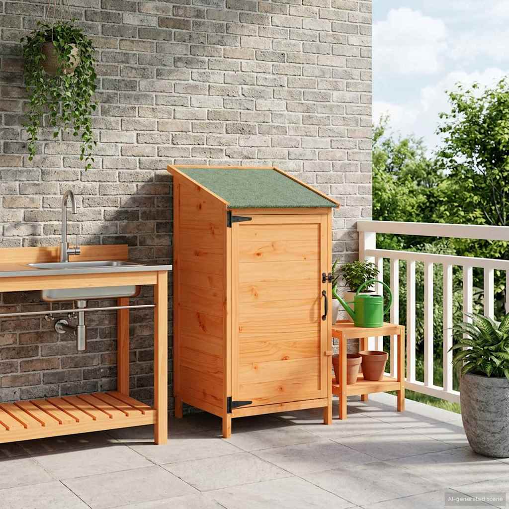 Capanno da Giardino Marrone 59 x 56 x 113,5 cm