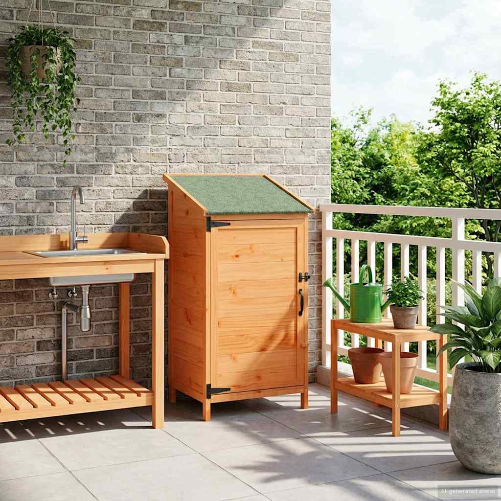 Capanno da Giardino Marrone 59 x 56 x 113,5 cm