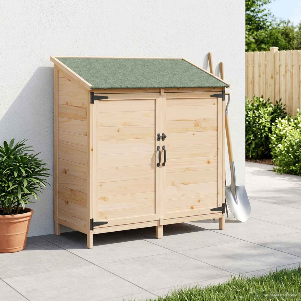 Capanno da Giardino Naturale 106,5 x 56 x 113,5 cm