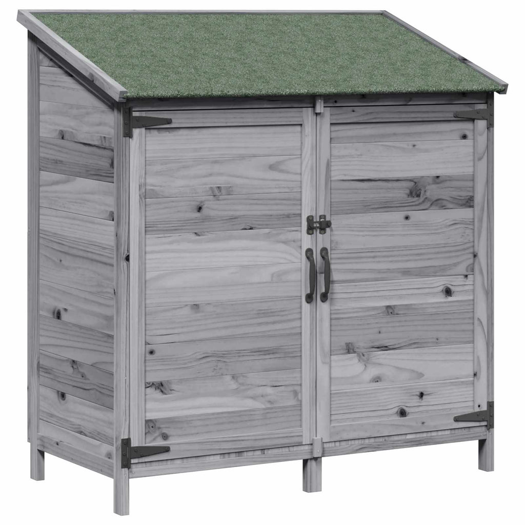 Capanno da Giardino Grigio 106,5 x 56 x 113,5 cm