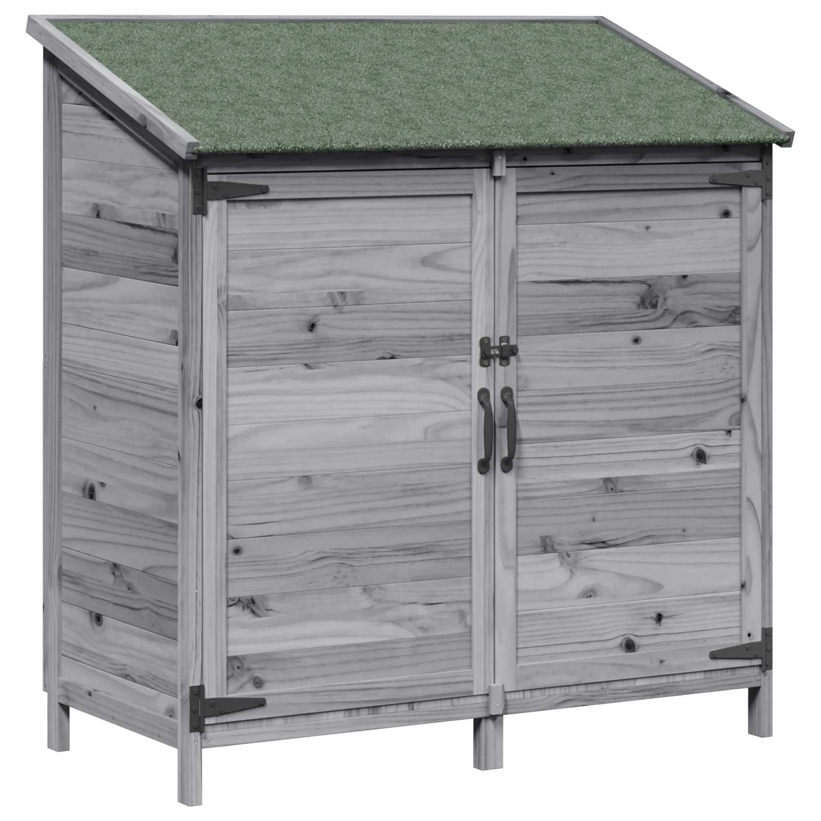 Capanno da Giardino Grigio 106,5 x 56 x 113,5 cm