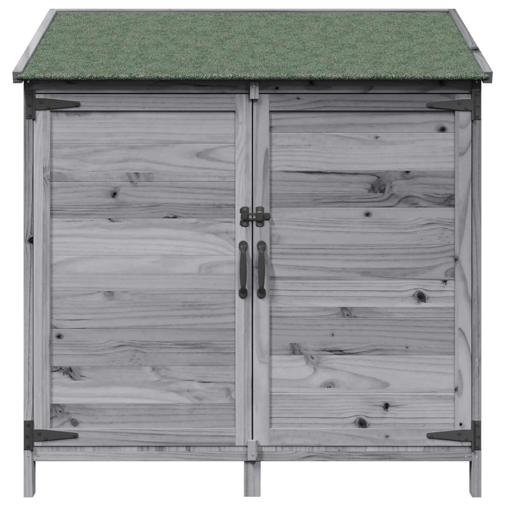 Capanno da Giardino Grigio 106,5 x 56 x 113,5 cm