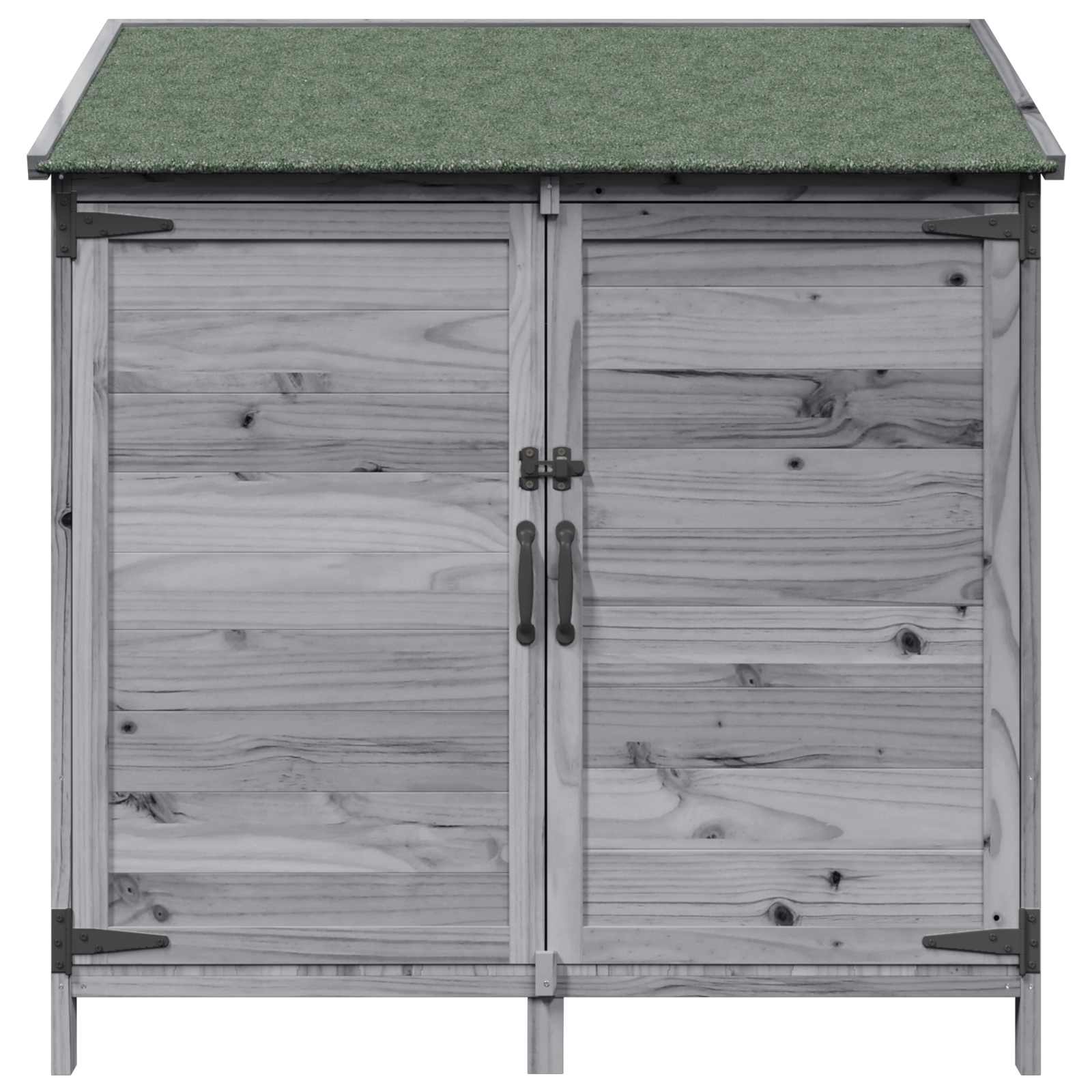 Capanno da Giardino Grigio 106,5 x 56 x 113,5 cm