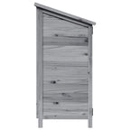 Capanno da Giardino Grigio 106,5 x 56 x 113,5 cm
