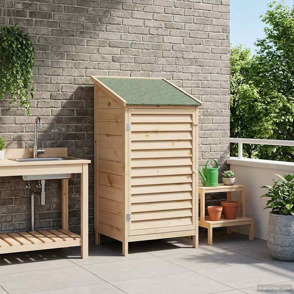 Capanno da Giardino Naturale 59 x 56 x 113,5 cm