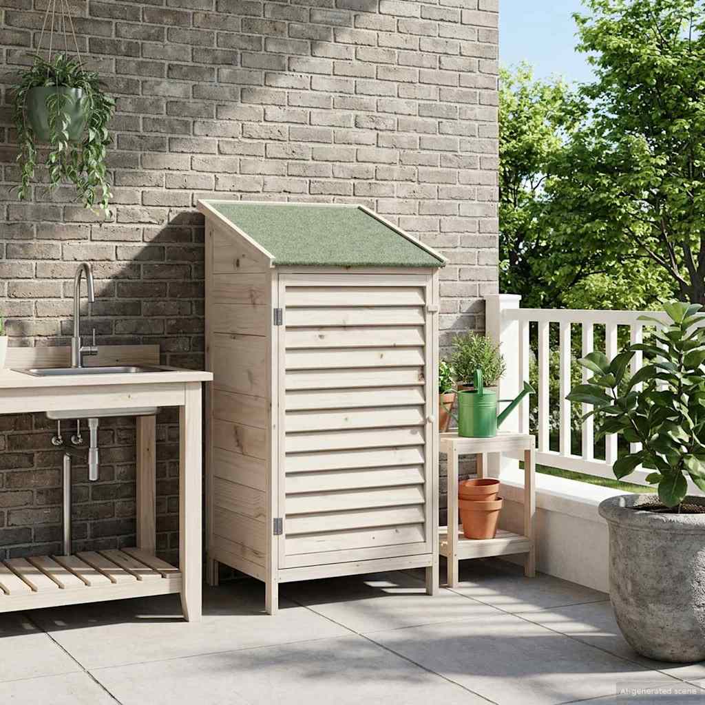 Capanno da Giardino Bianco 59 x 56 x 113,5 cm
