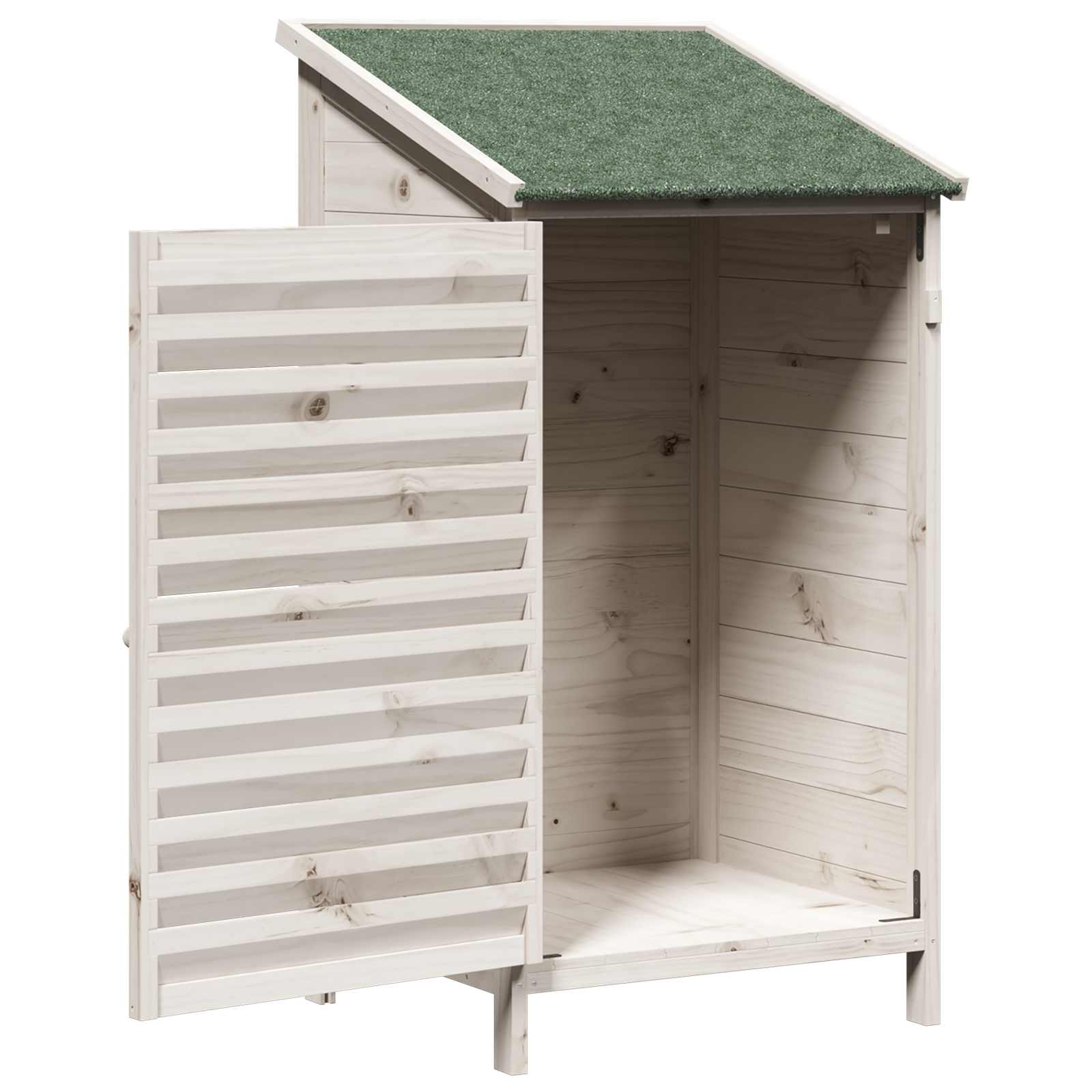 Capanno da Giardino Bianco 59 x 56 x 113,5 cm
