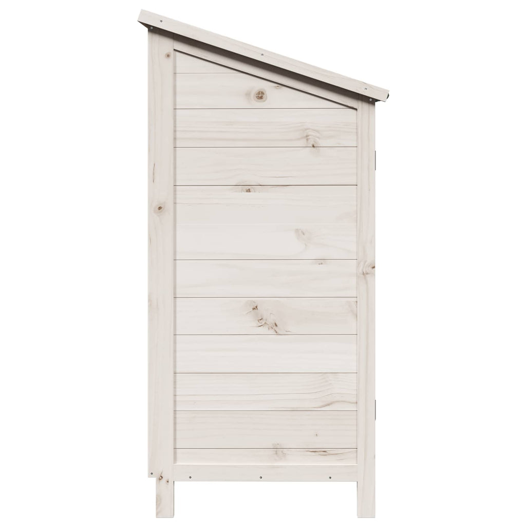 Capanno da Giardino Bianco 59 x 56 x 113,5 cm