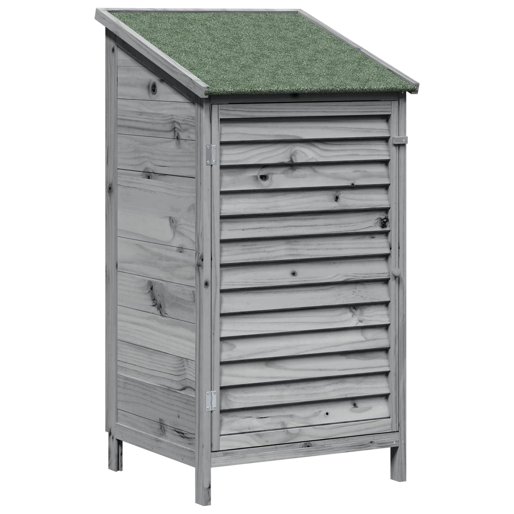 Capanno da Giardino Grigio 59 x 56 x 113,5 cm