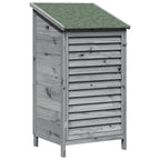 Capanno da Giardino Grigio 59 x 56 x 113,5 cm