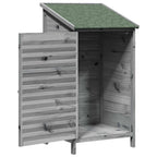 Capanno da Giardino Grigio 59 x 56 x 113,5 cm