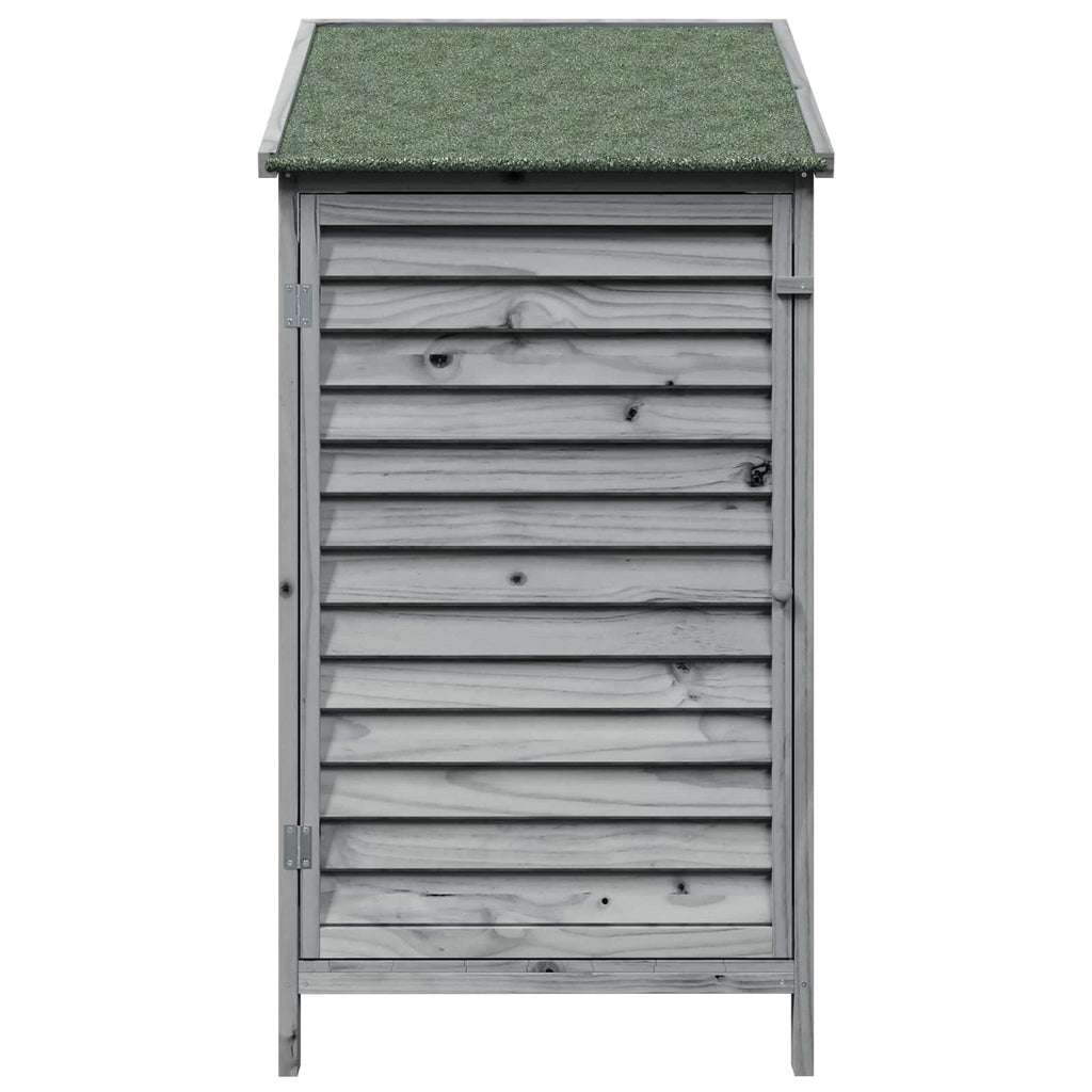 Capanno da Giardino Grigio 59 x 56 x 113,5 cm