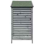 Capanno da Giardino Grigio 59 x 56 x 113,5 cm