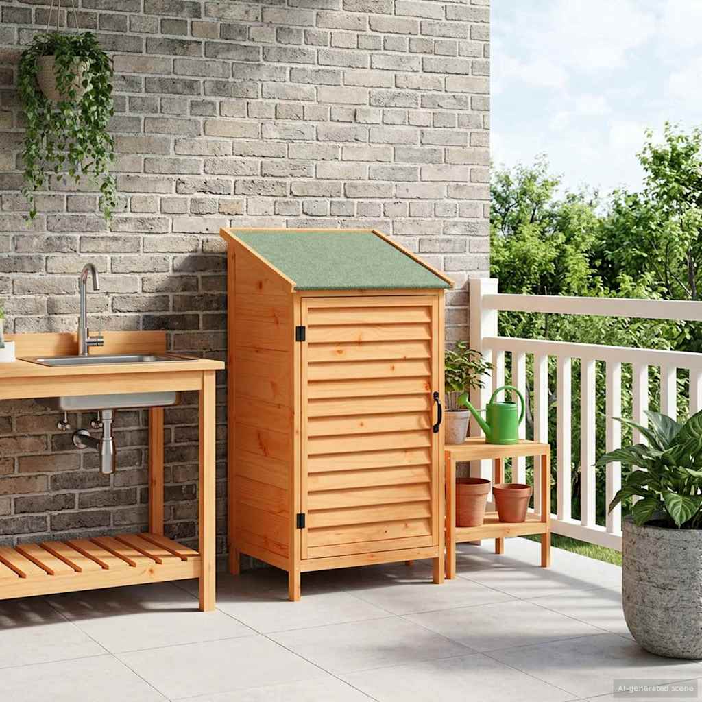 Capanno da Giardino Marrone 59 x 56 x 113,5 cm