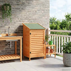 Capanno da Giardino Marrone 59 x 56 x 113,5 cm