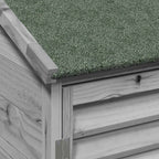 Capanno da Giardino Grigio 106 x 56 x 113,5 cm