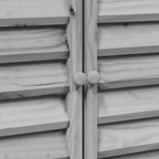 Capanno da Giardino Grigio 106 x 56 x 113,5 cm