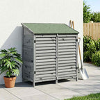 Capanno da Giardino Grigio 106 x 56 x 113,5 cm