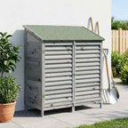 Capanno da Giardino Grigio 106 x 56 x 113,5 cm
