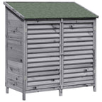Capanno da Giardino Grigio 106 x 56 x 113,5 cm
