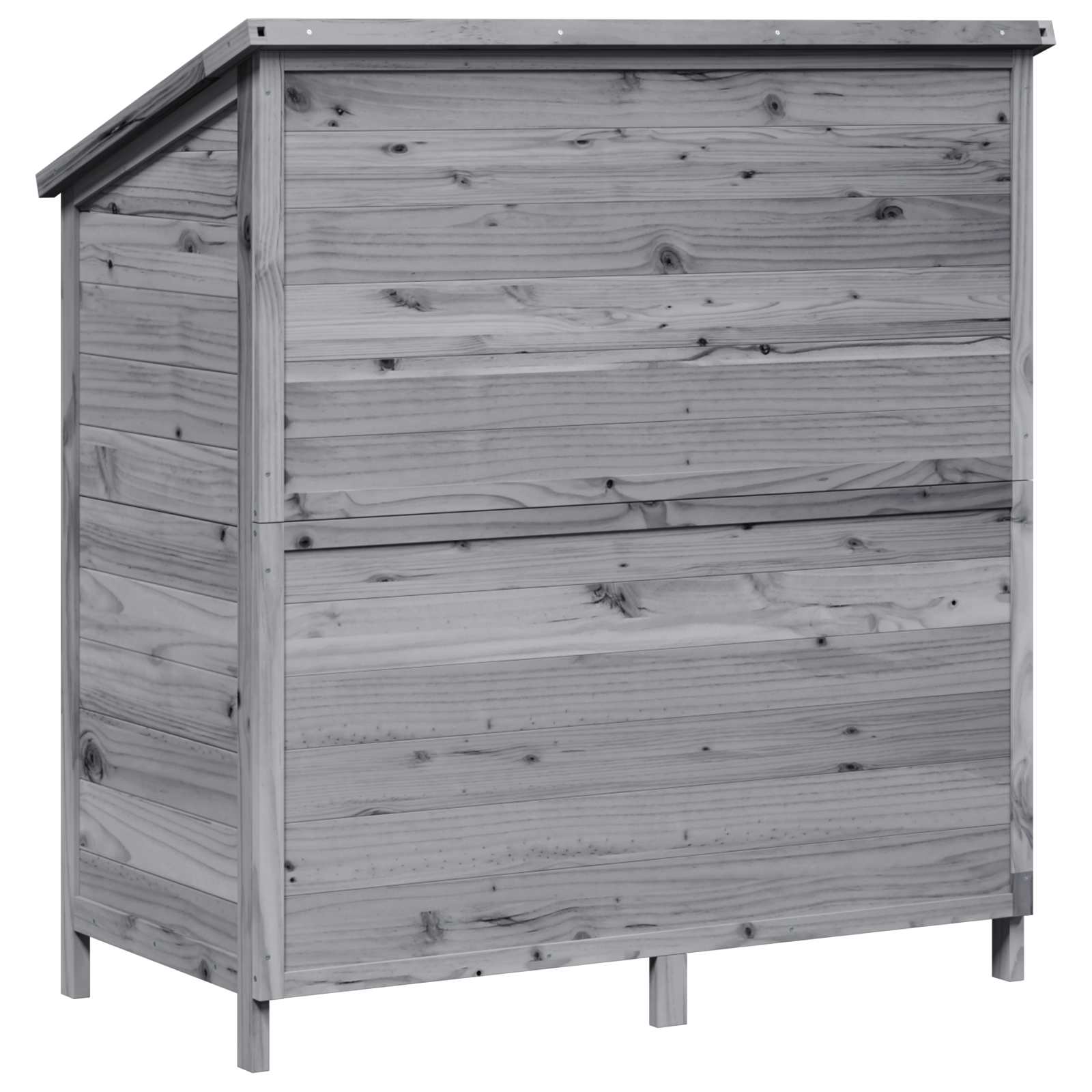 Capanno da Giardino Grigio 106 x 56 x 113,5 cm