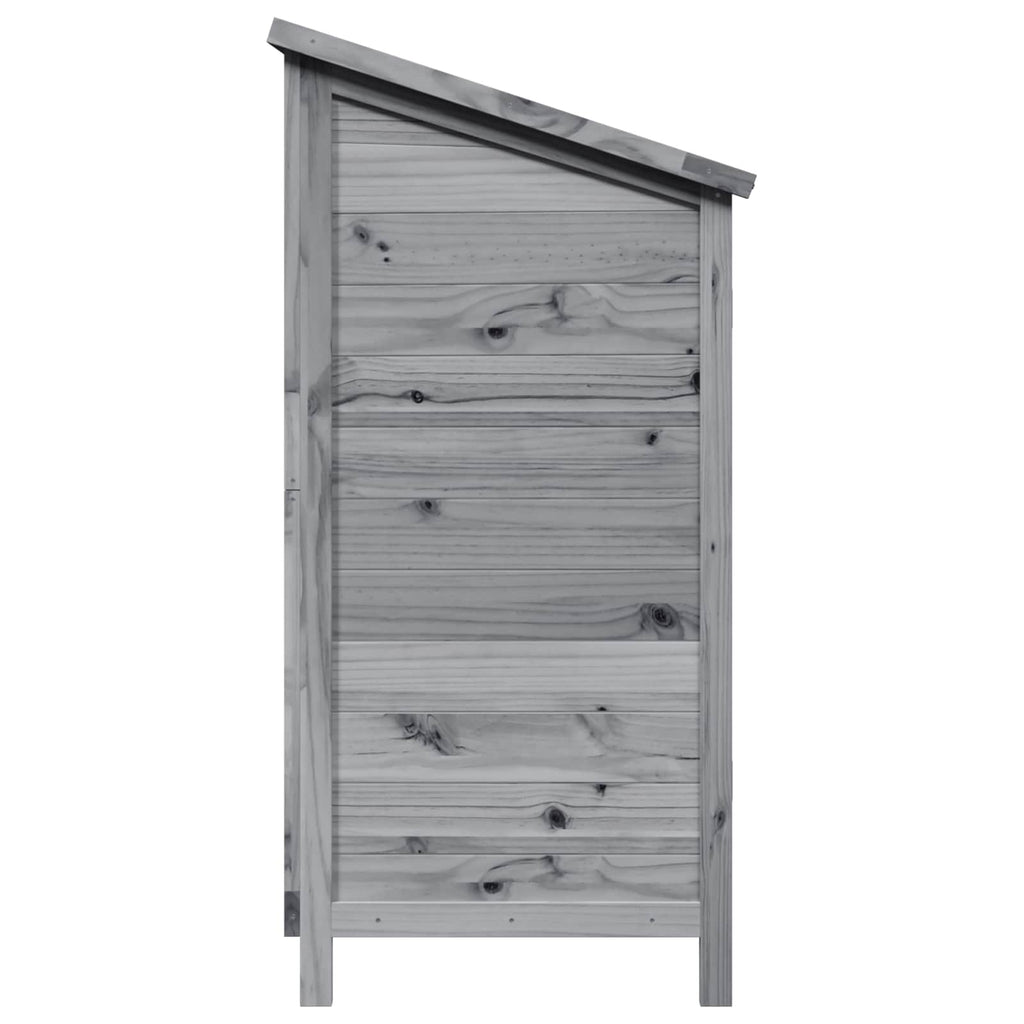 Capanno da Giardino Grigio 106 x 56 x 113,5 cm