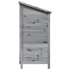 Capanno da Giardino Grigio 106 x 56 x 113,5 cm