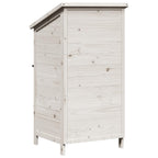 Capanno da Giardino Bianco 59,5 x 56 x 113,5 cm