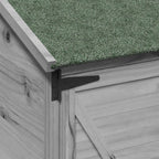 Capanno da Giardino Grigio 59,5 x 56 x 113,5 cm