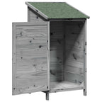 Capanno da Giardino Grigio 59,5 x 56 x 113,5 cm