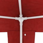 Tenda Party 400 x 300 x 255 cm Rosso PE e Acciaio