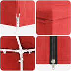 Tenda Party 600 x 300 x 255 cm Rosso PE e Acciaio