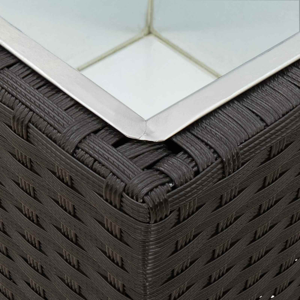 Set da esterno 3 pcs Nero Metallo