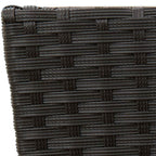 Set da esterno 3 pcs Nero Metallo