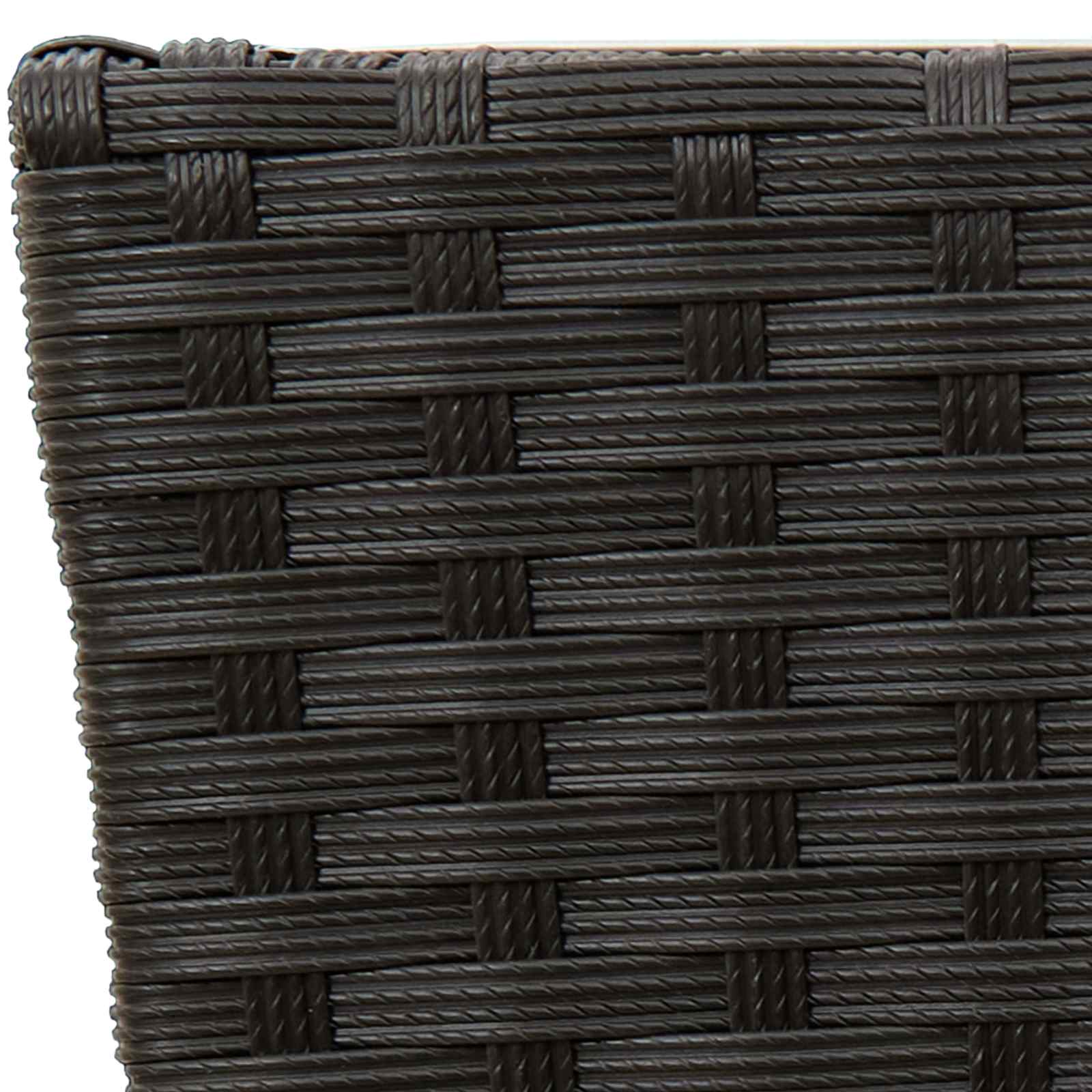 Set da esterno 3 pcs Nero Metallo