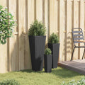 Set da esterno 3 pcs Nero Metallo
