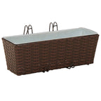 Ringhiera 2 pcs 50 x 17 x 17 cm Metallo