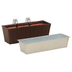Ringhiera 2 pcs 50 x 17 x 17 cm Metallo