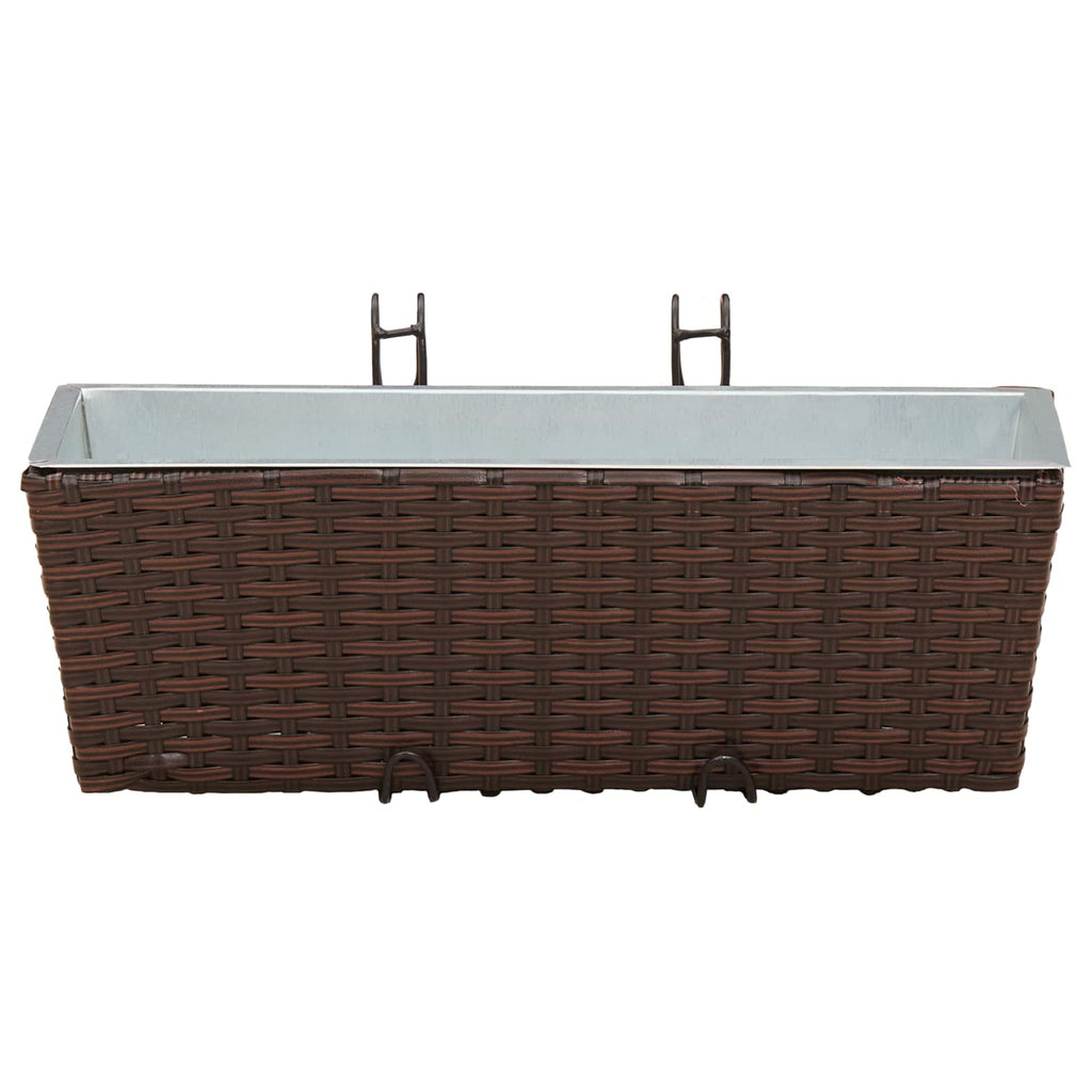 Ringhiera 2 pcs 50 x 17 x 17 cm Metallo