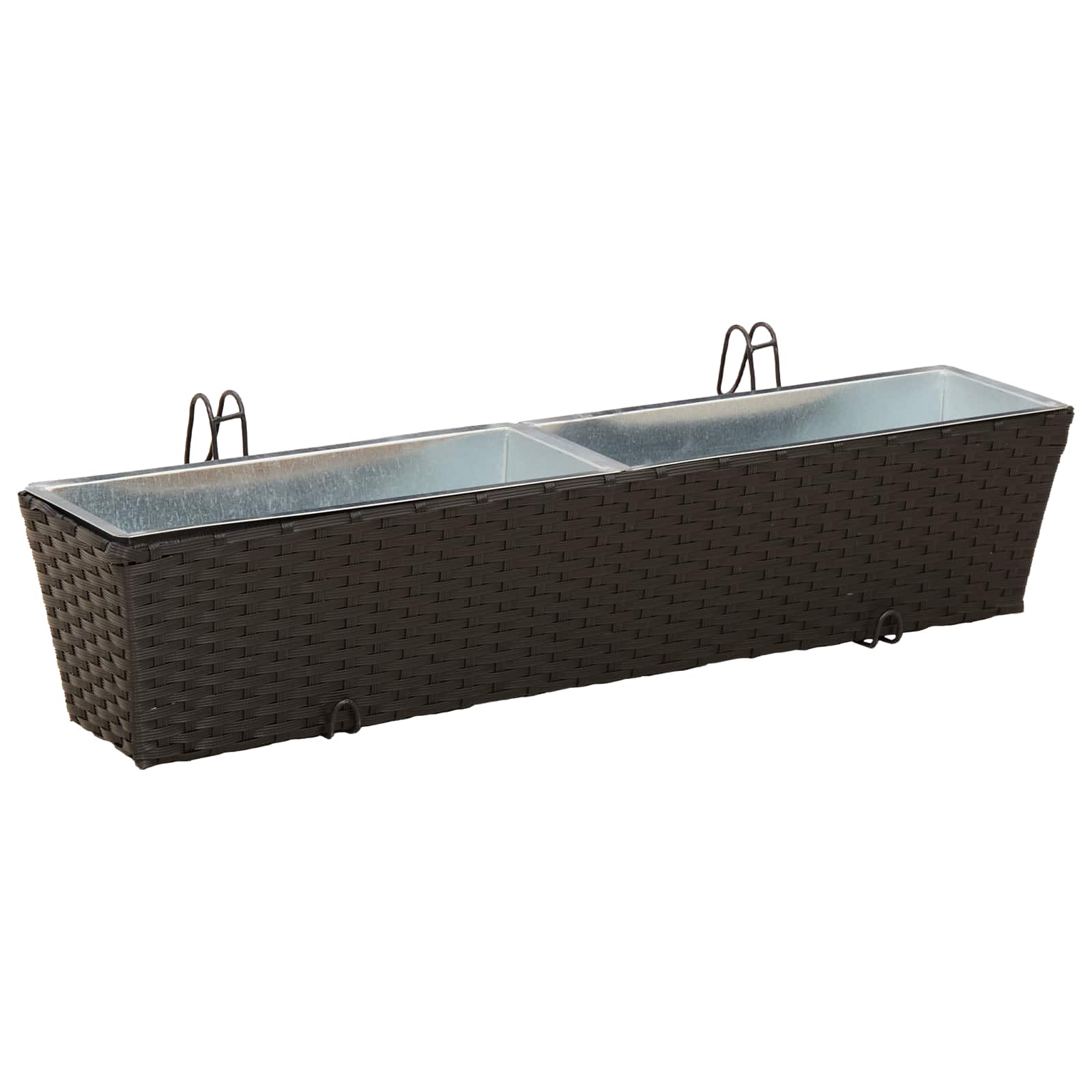 Ringhiera 2 pcs 80 x 17 x 17 cm Metallo