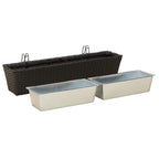 Ringhiera 2 pcs 80 x 17 x 17 cm Metallo