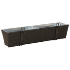 Ringhiera 2 pcs 80 x 17 x 17 cm Metallo