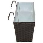Ringhiera 2 pcs 80 x 17 x 17 cm Metallo