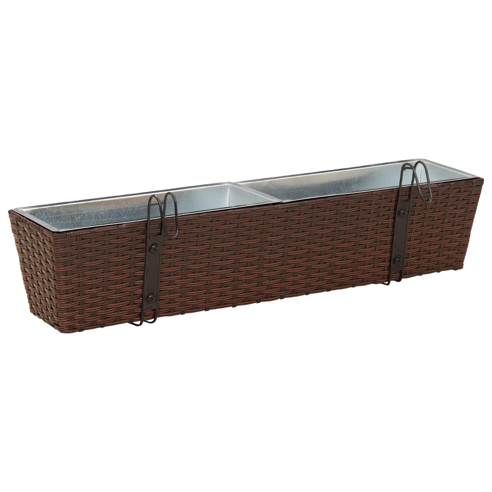 Ringhiera 2 pcs 80 x 17 x 17 cm Metallo