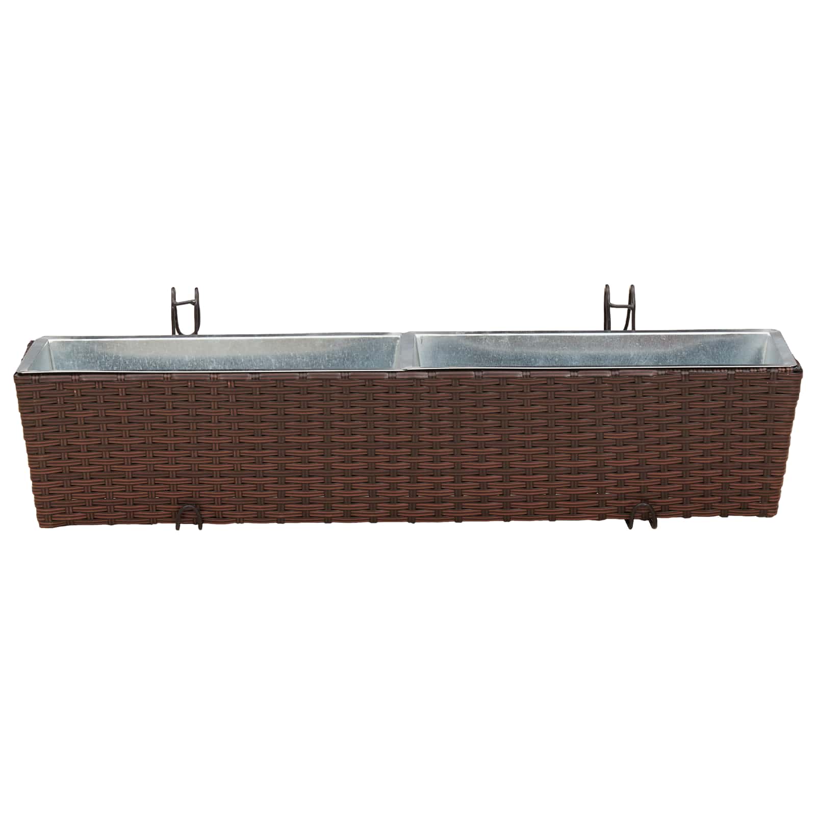 Ringhiera 2 pcs 80 x 17 x 17 cm Metallo